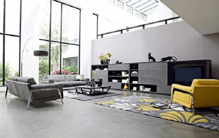 idees-deco-salon-moderne-jaune-noir-2